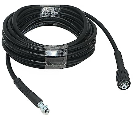 Cowhilan High Pressure Cleaning Hose Compatible with Karcher Series Pressure Washer, Tube Water Pipe Cleaning Replacement for Garden Courtyard, 6M