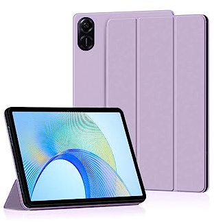 QINOUK Custodia per Honor Pad X9, [Funzione Stand] Custodia Protettiva Antigraffio in TPU, Ultra Sottile Intelligente Kickstand Case per Honor Pad X9-Viola