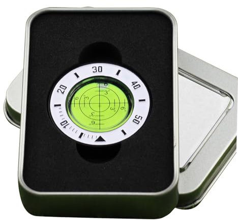 Anloximt Golf-Putting- -Reader | Langlebige, kompakte Golfwaage zum Putten,Golfball-Marker mit Wasserwaage, Golf- -Marker, Golf-Zubehör, Ausrichtungslesegerät