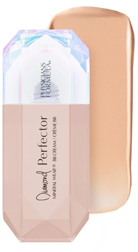 Physicians Formula Mineral Wear®Diamond Perfector BB Cream, 10 in 1 Skin Perfecting Beauty Balm, Lightweight & Luminous Finish - Light to Medium