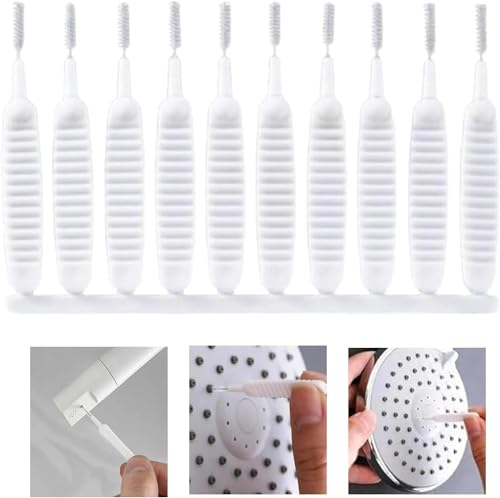 Duschkopf Reiniger Duschkopf Reinigungsburst multifunktionales Duschkopfreiniger-Werkzeug Shower Head Cleaning Brush Duschkopf Burst für Duschkopf Reinigungsbürste (10PCS)