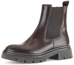 Gabor Damen Chelsea Boots, Frauen Stiefeletten,Best Fitting,halbstiefel,Kurzstiefel,uebergangsschuhe,Kastanie (Effekt),43 EU / 9 UK
