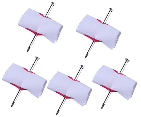 Gcroet 5pcs Neuheit blutiger Nagel durch Finger Streich -Trick -Witz -Magie April Dummkopf Halloween Party Parodiespielzeug.