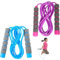 Corde à Sauter Enfant,2PC Corde a Sauter Reglable avec poignées en mousse Corde à Sauter pour Garçons Et Filles 3-12 Ans Corde a Sauter pour Plein Air des Exercices de Combustion Graisses de Fitness
