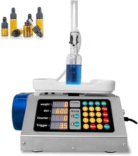 LYJYUJIE Viscous Liquid Quantitative Filling Machine Liquid Filling Machine Liquid Filling Machine, Diaphragm Pump Filling Machine, Bottle Filling Machine