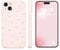 ZCDAYE Case for iPhone 15 Silicone Phone Case, Cute Bow Print Solid Women Shell, Durable Protective Case Soft Skin Friendly Phone Cover for iPhone 15 (6.1 inches),Pink
