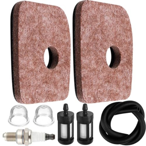 ZAMDOE 4241-120-1800 Detergente per filtro aria per soffiatore per Stihl SH56 SH56C SH86 SH86C BG56 BG56C BG66 BG86 BG86CE BG86Z BG86CEZ BR200 foglie 42411201800 Kit di messa a punto di ricambio