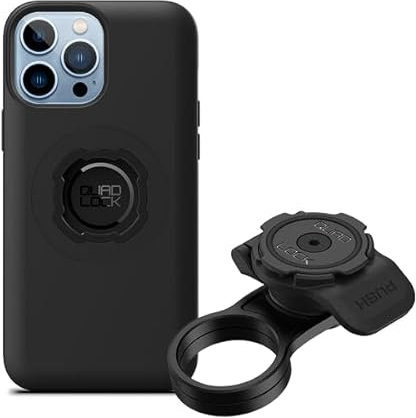 QUAD LOCK Vorbaukappe Fahrradhalterung Kit mit MAG Handyhülle für iPhone 13 Pro Max