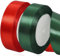 Rot Und Grün Geschenkband, 20mm Xmas Satinband 2 Rollen/22 Meter Breit Schleifenband Stoffband, Dekoband Für Geschenkverpackung, Hochzeit, Brautstrauß