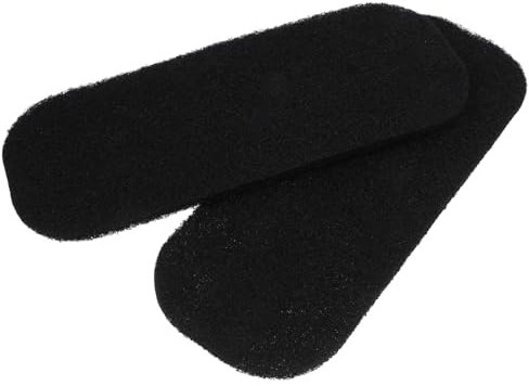 UKCOCO 2pcs Activated Carbon Filter for Ceiling Fan Blades Self-Adhesive Fan Filter Pads for Dust Removal and Air Purification Easy Install