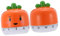 Zerodeko 2 Pièces Minuterie De Fruits Remonter l'horloge Changer Réveil Numérique pour Enfants Jauge Sablier Contrôlé Réveil Simple Horloge pour Enfants Réveil Fort Point Sortie Mini Orange