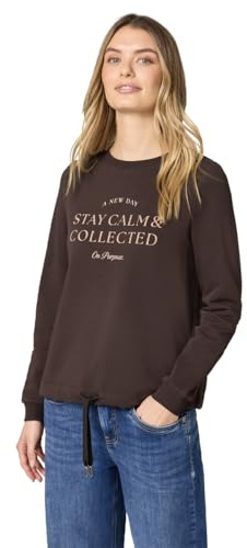Street One Damen 3017558 Sweatshirt mit Artwork (1er Pack)