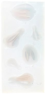Tragbare Hasenform, zum Basteln, Haarnadeln, geeignet für handgefertigte Haarspangen und kreative Kunstprojekte, Ohren, Silikonform