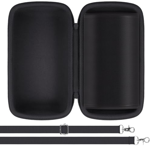 co2CREA Hard Travel Case for Sonos Play Bluetooth Speaker | Shockproof EVA Shell with Detachable Shoulder Strap for Outdoor Travel, Case Only