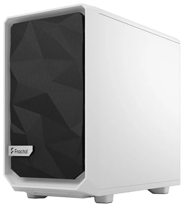 Generico PC da Gaming, Ryzen 5 3600, RTX 2060, RAM 16GB DDR4, SSD NVMe 256GB, Windows 11 Pro, Bianco, Case Meshify 2 Nano