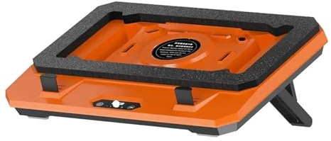 GT351 Laptop Cooling Pad 4000RPM Turbo Fan Gaming Cooler Stand with Sealing Foam for 13-17.3 inch Notebooks, Dust Filter(F1)