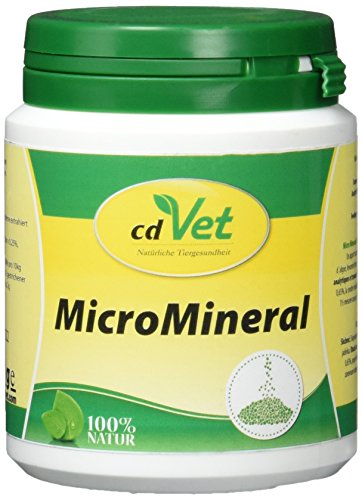 cdVet MicroMineral Hund & Katze 150g - Nahrungsergänzung für Haustiere mit Mineralstoffen und Spurenelementen wie Magnesium und Calcium sowie Vitaminen