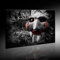 Dolg - Banksy - Saw Street Art Graffiti Leinwand Bild von artfactory24 NR.301320fertig auf Keilrahmen - Kunstdrucke, Leinwandbilder, Wandbilder, Poster, Gemälde, Pop Art Deko Kunst Bilder