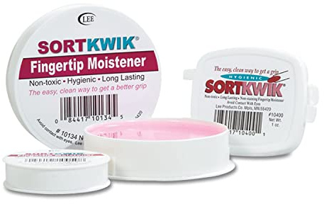 Sortkwik Fingertip Moisteners, 3/8 Oz [Set of 4]
