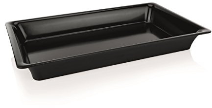 getgastro Melamin Gastronormbehälter GN 1/1 Schwarz – 20 mm Tiefe, Premium Qualität – Robuste und langlebige Behälter für Gastronomie