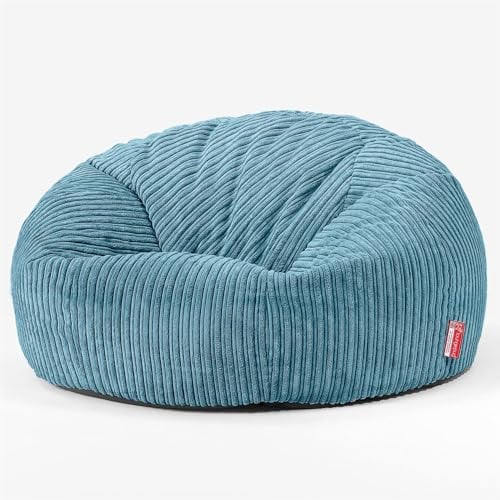 Lounge Pug, Sitzsack Sofa, Relaxsessel, Cord Türkis