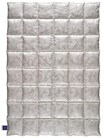 billerbeck Daunendecke | Exquisit | 135 x 200 cm | Mono Bettdecke | Seidenbezug | Hohe Wärmehaltung | Wärmeklasse extra warm