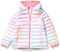 Amazon Essentials Piumino Leggero con Cappuccio Impermeabile e Ripiegabile Bambine e Ragazze, Rosa Sfumature, 8 Anni