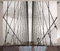 ABAKUHAUS New York Rustikaler Vorhang, Brooklyn Bridge Kabel, Wohnzimmer Universalband Gardinen mit Schlaufen und Haken, 280 x 245 cm, Schwarz