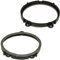 tomzz Audio 2845-006-1 Anneaux de Haut-parleurs Adaptateurs Supports compatibles avec Renault Clio 3 Twingo 2 et 3 Porte Avant Haut-parleurs DIN 165mm
