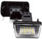 LncBoc LED Éclairage plaque immatriculation auto ampoules super brillant CanBus Pas d'erreur 6000K blanc froid 3W 12V 18 SMD Feux arrière pour 206/207/306/307/308/406/407 ect, 2 Pièces