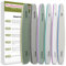 limes à ongles professionnelles Double face lime 100/150/180/220/240/280/1000/4000 Grain Pour la manucure Nail Buffer File Block