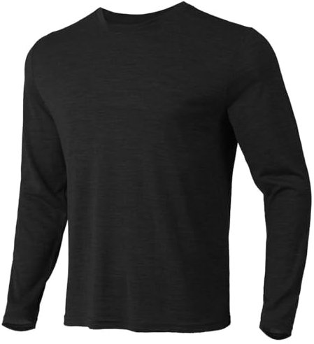Merino Protect 100% Merino Unterwäsche Herren Weiche Langarmshirts Geruchsresistent Merinowolle Unterhemd zum Jagen Wandern