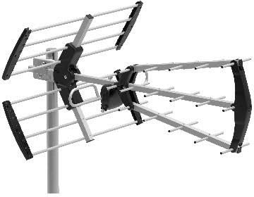 Antena TV TDT UHF BKM-15. Preparada para la LTE2 15db FILTO 700Mhz (5G)