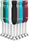 Chefman Immersion Stick Hand Blender Powerful Electric Ice Crushing 2-Speed Control Handheld Food Mixer, Purees, Smoothies, Shakes, Sauces and Soups, Black