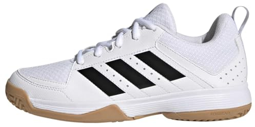 adidas Ligra 7 Indoor Shoes Schuhe, Cloud White/Core Black/Cloud White, 35.5 EU