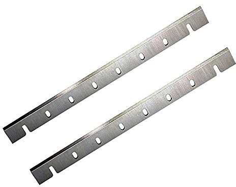 Lame per pialla da 12,5 pollici di ricambio DW7332 per coltello da pialla in legno DeWalt DW733 per la lavorazione del legno - SET DI 2, come mostrato