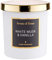 BUTLERS Duftkerze im Glas mit goldenem Deckel -White Musk & Vanilla SCENTS of Home- Natürliche Sojawachs-Kerze 30 Std. Brenndauer | Aromakerzen & Aromatherapie-Duft für den Winter