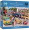 Treats At the Station 1000 Piece Jigsaw Puzzle | Train Jigsaw Puzzle | Sustainable Puzzle for Adults | Premium 100% Recycled Board | Gibsons Games