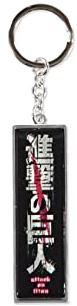 Difuzed - Attack on Titan Logo Schlüsselanhänger - Metall, Mehrfarbig, Unisex-Jugendliche