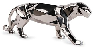 Lladró Silber Panther Skulptur #9591