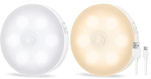 KEPEAK LED Nachtlicht mit Bewegungsmelder, Indoor NachtLicht Treppenbeleuchtung,Auto EIN/AUS Sensor Licht Für Flur,Bad, Schlafzimmer,Orientierungslicht
