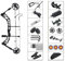 N1 Compound Bogen und Pfeil Set Legierung Material Outdoor Jagdbogen 35-60 Lbs Einstellbare Unterhaltung Schießen Compound Pulley Bow für Erwachsene Anfänger Bogenschießen Jagd Rechte Hand