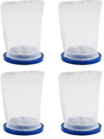 Aulpq Filterbeutel passend für Pool Blaster Max Filterbeutel, Catfish Ultra, iVac 250, iVAC C2, Volt FX-4 und Jacuzzi, 4 Stück