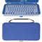 Geekria Keyboard Carrying Case, Hard Shell Protective Travel Bag for Small Compact Keyboard, Compatible with Logitech K380, Logitech Pebble Keys 2 K380s (Blueberry)
