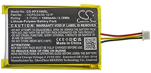 TECHTEK batteries compatible with [Razer] Nari Essential, OPUS X replaces 1ICP5/34/50 1S1P