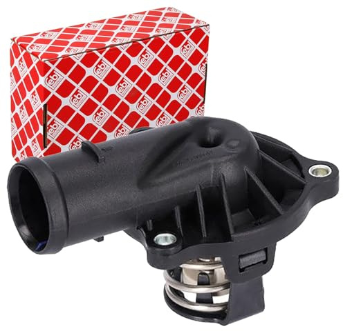 FEBI BILSTEIN Thermostat, Kühlmittel 186092 | Kompatibel mit: AUDI A4 B7, A4 B7 Avant, A4 B7 Cabriolet, A6 Allroad C6, A6 C6, A6 C6 Avant, A8 D3, Q7, Q7 Van, VW PHAETON