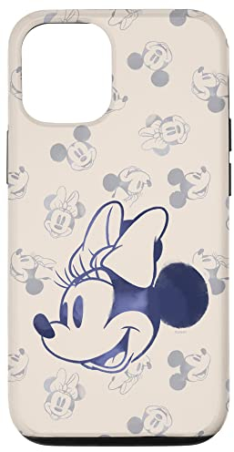 Hülle für iPhone 15 Disney Minnie und Mickey Mouse Köpfe Retro Vintage Classic