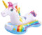 Virsus Gonfiabile Cavalcabile 552NP, misura 163x86 cm, Letto Salvagente colore Bianco con 2 Maniglie, Animali Galleggianti per Piscine, Feste ed Eventi (Unicorno)