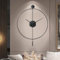 GERHWASH Wanduhr, 60cm Moderne Wanduhr, minimalistisches Design Quartz Lautlos wanduhren für Wohnzimmer, Küche, Büro, Schlafzimmer ﻿