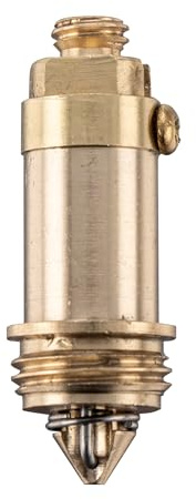 Balneo - Ersatz Druckfeder, Bolzen - Federbolzen aus Messing - für klick Klack Waschbecken Stopfen - Kompatibel mit den klick Klack Stöpseln der Balneo Serie A,B,C,E,F – 16,5x16,5x38,5mm